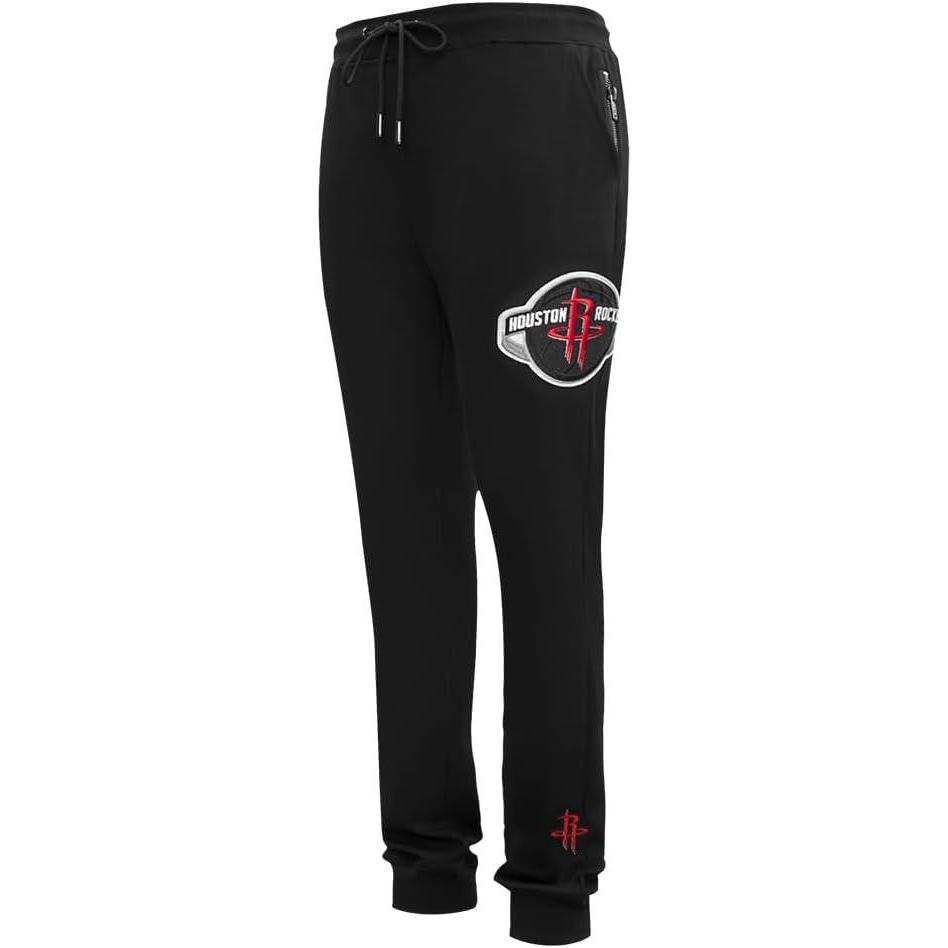 imagePro Standard NBA Mens Mens NBA Classic Chenille Cotton Double Knit JoggerBlack