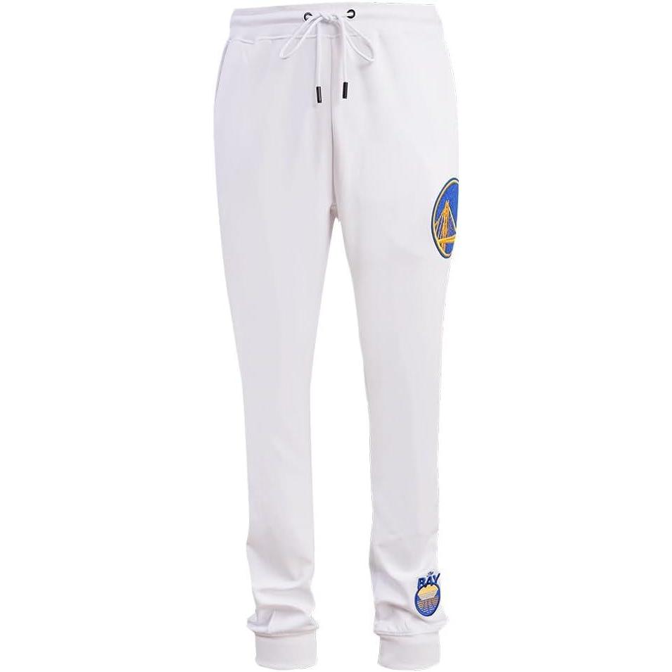 imagePro Standard NBA Mens Mens NBA Classic Chenille Cotton Double Knit JoggerWhite