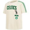 Pro Standard Big Boys NBA Boston Celtics Retro Classics Short Sleeve Taping Tee Eggshell/Kelly Green M