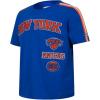 Pro Standard Big Boys NBA New York Knicks Retro Classics Short Sleeve Taping Tee Royal Blue/Orange S