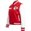 Pro Standard Womens NFL Kansas City Chiefs Retro Classics Varsity Jacket Red/White M