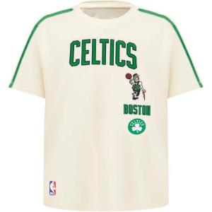 Pro Standard Big Boys NBA Boston Celtics Retro Classics Short Sleeve Taping Tee Eggshell/Kelly Green M