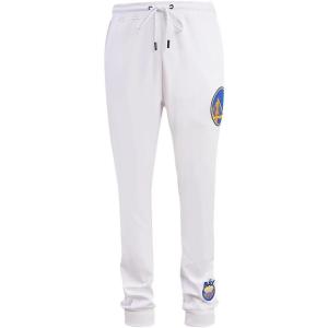 Pro Standard NBA Mens Mens NBA Classic Chenille Cotton Double Knit Jogger(White)