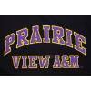 Pro Standard Mens Prairie View A&M University Classic Chenille Short Sleeve Tee Black 2XL