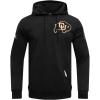 Pro Standard Mens College University Of Colorado College Classic Chenille Pull Over Hoodie Black M