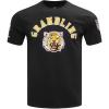 Pro Standard Mens Grambling State University Classic Chenille Short Sleeve Tee Black 2XL