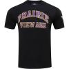 Pro Standard Mens Prairie View A&M University Classic Chenille Short Sleeve Tee Black 2XL