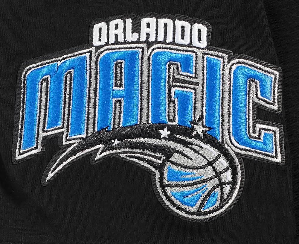 imagePro Standard Mens NBA Orlando Magic Classic Chenille Short Sleeve Tee Black M