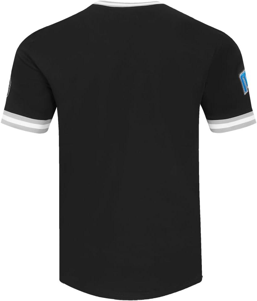 imagePro Standard Mens NBA Orlando Magic Classic Chenille Short Sleeve Tee Black XL