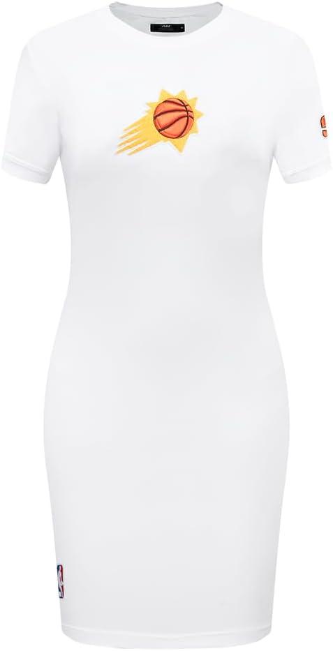 imagePro Standard NBA Womens Womens NBA Classic Chenille Body Con DressWhite