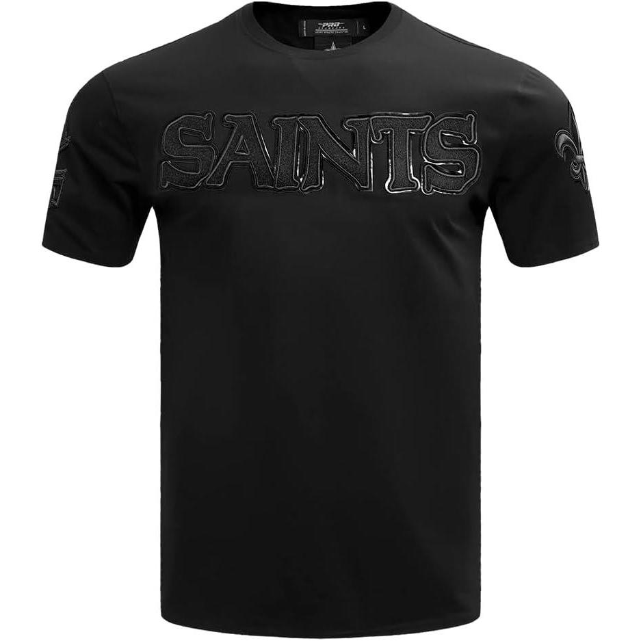 imageNFL NEW ORLEANS SAINTS TRIPLE BLACK MENS TEE TRIPLE BLACKTriple Black