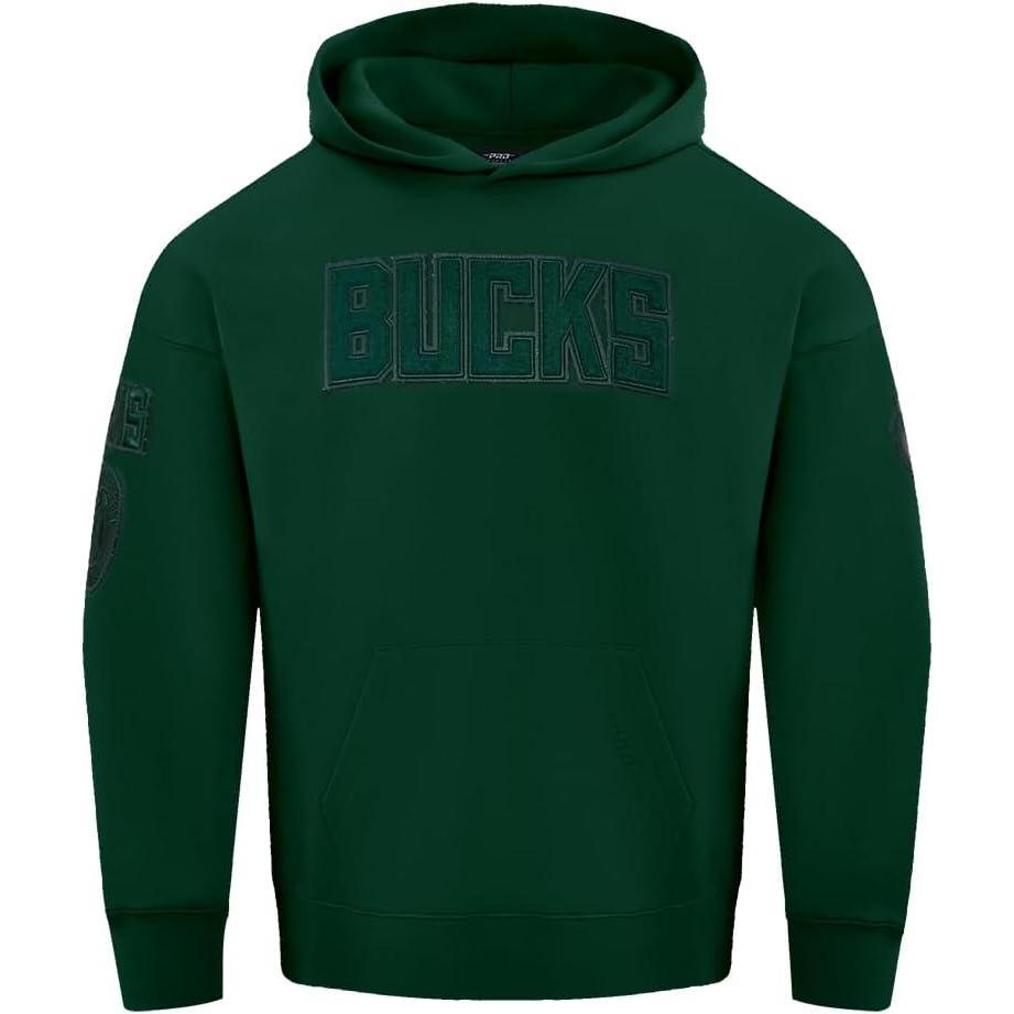 imagePro Standard Mens NHL Split Logo Cotton Double Knit Pull Over HoodieForest Green