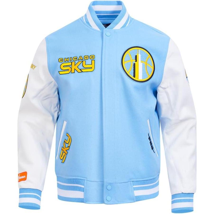 imagePro Standard mens Pro Standard Mens Wnba Retro Classics Wool Varsity JacketUniversity BlueWhite