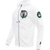 Pro Standard Mens NBA Boston Celtics Classic Chenille Full Zip Hoodie White 3Xl
