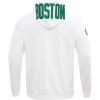 Pro Standard Mens NBA Boston Celtics Classic Chenille Full Zip Hoodie White S