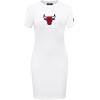 Pro Standard NBA Womens Womens NBA Classic Chenille Body Con Dress(White)