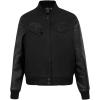 Pro Standard Womens NFL Classic Triple Black Varsity Jacket(Triple Black)