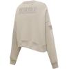 Pro Standard Womens NFL Green Bay Packers Neutral Crewneck Sweatshirt Taupe 2XL