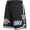 Pro Standard Mens NBA Oklahoma City Thunder Classic Chenille Athletic Short Black S