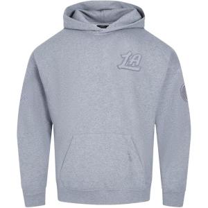 Pro Standard Mens NBA Mash Up Crewneck Sweatshirt(Dark Heather Gray)