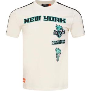 Pro Standard Mens WNBA Retro Classics Taping Tee(Eggshell/ Black)