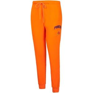 Pro Standard NBA Womens Womens NBA Classic Chenille Brushed Back French Terry Sweatpant(Orange)