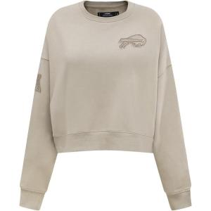 Pro Standard Womens NFL Buffalo Bills Neutral Crewneck Sweatshirt Taupe 2XL