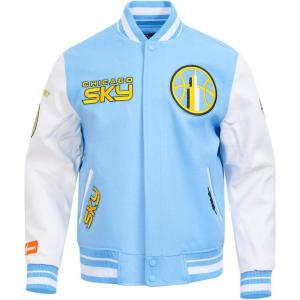 Pro Standard mens Pro Standard Mens Wnba Retro Classics Wool Varsity Jacket(University Blue/White)