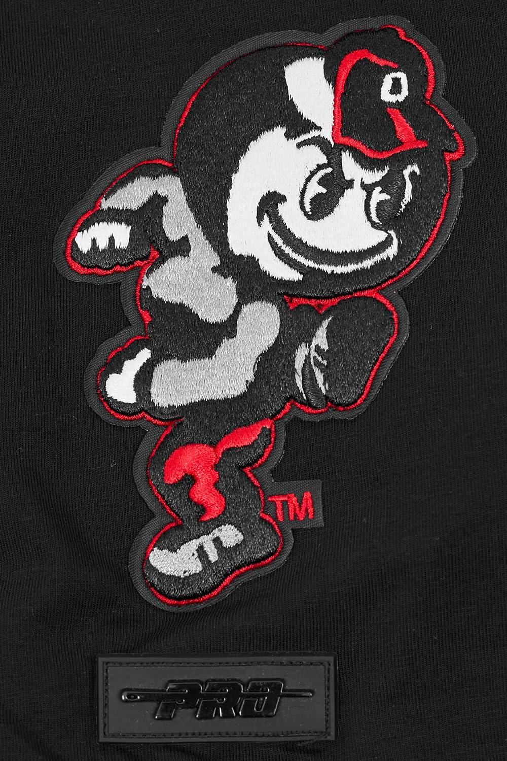 imagePro Standard Mens Ohio State University Classic Chenille Short Sleeve Tee Black L