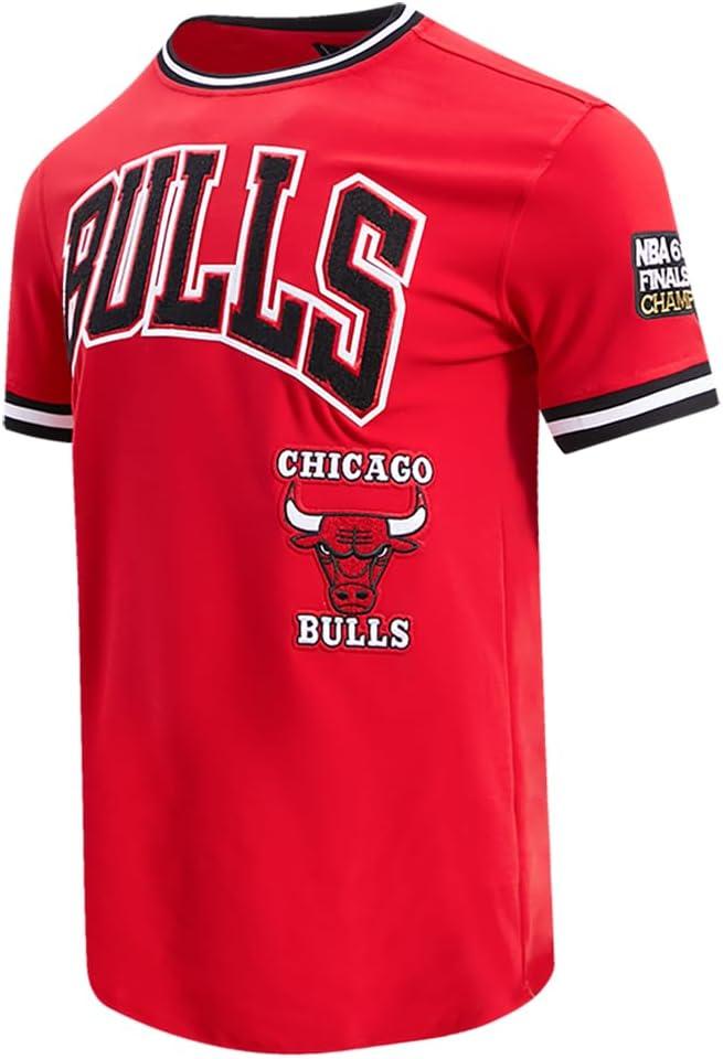 imagePro Standard Mens NBA Retro Classics Cotton Double Knit Short Sleeve TeeWine