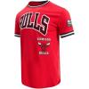 Pro Standard Mens NBA Retro Classics Cotton Double Knit Short Sleeve Tee(Wine)
