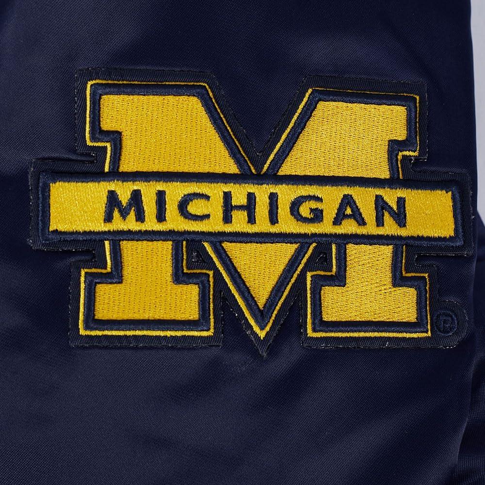 imagePro Standard Mens College Classic Chenille Satin JacketMidnight Navy