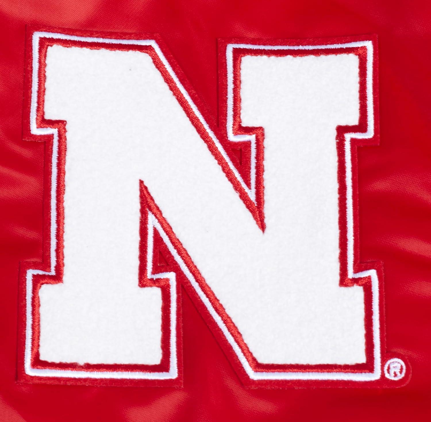 imagePro Standard Mens College Classic Chenille Satin JacketRed