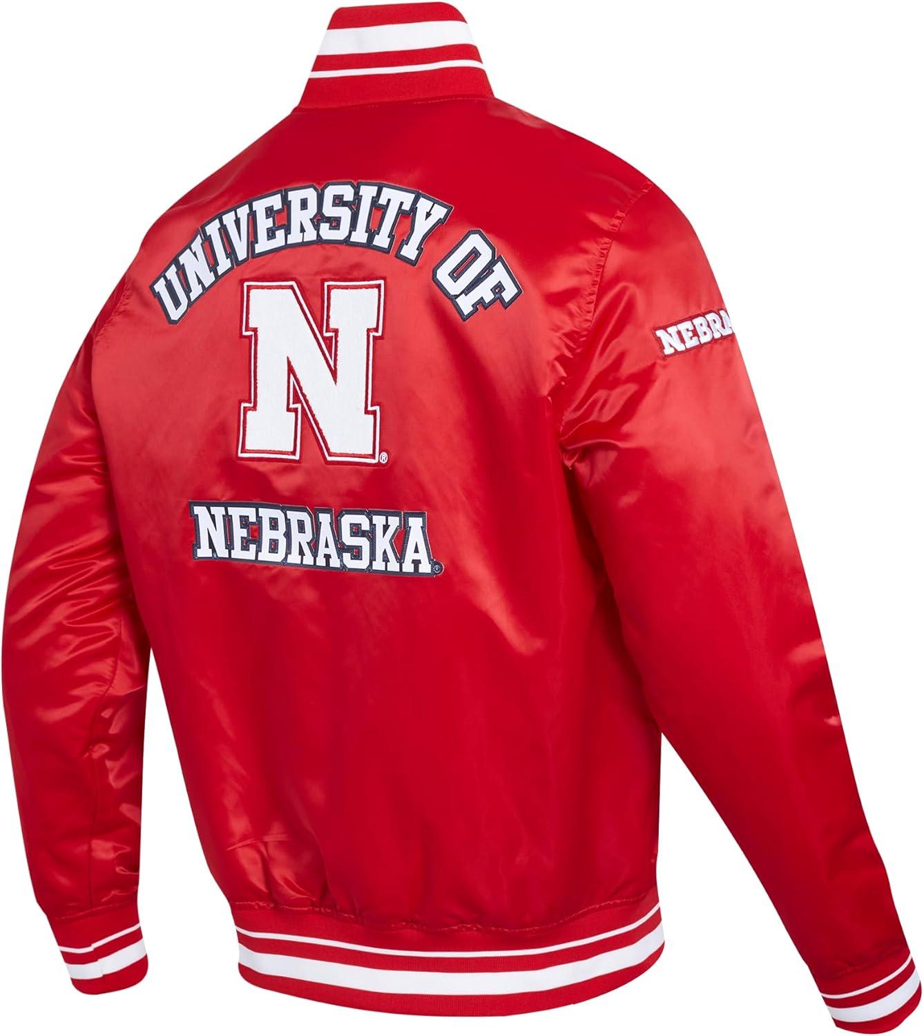 imagePro Standard Mens College Classic Chenille Satin JacketRed