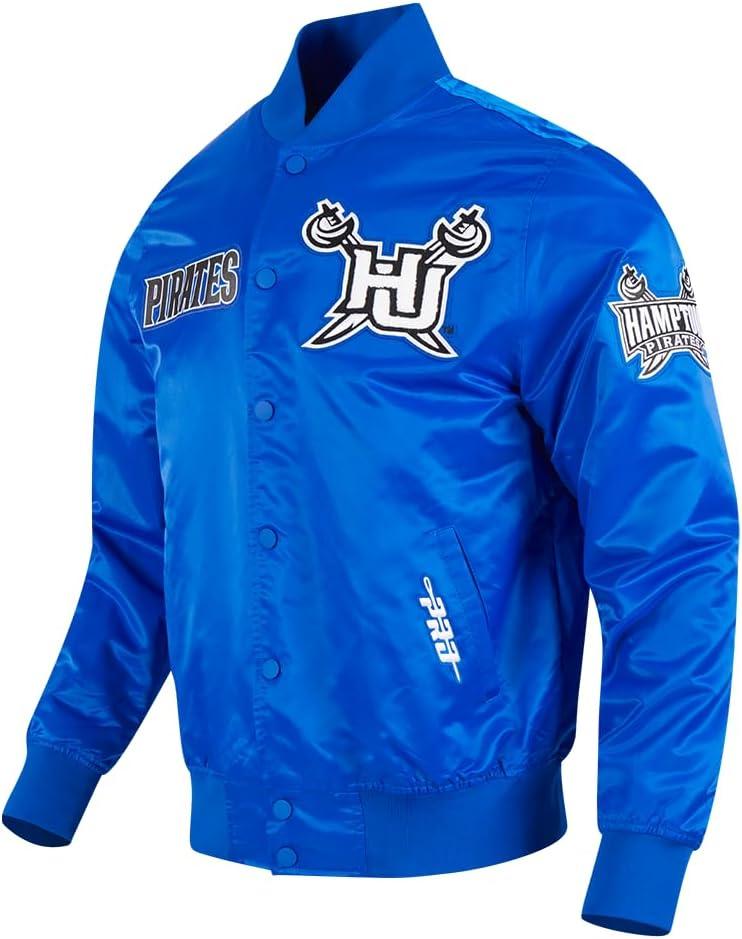 imagePro Standard Mens College Classic Chenille Satin JacketRoyal Blue