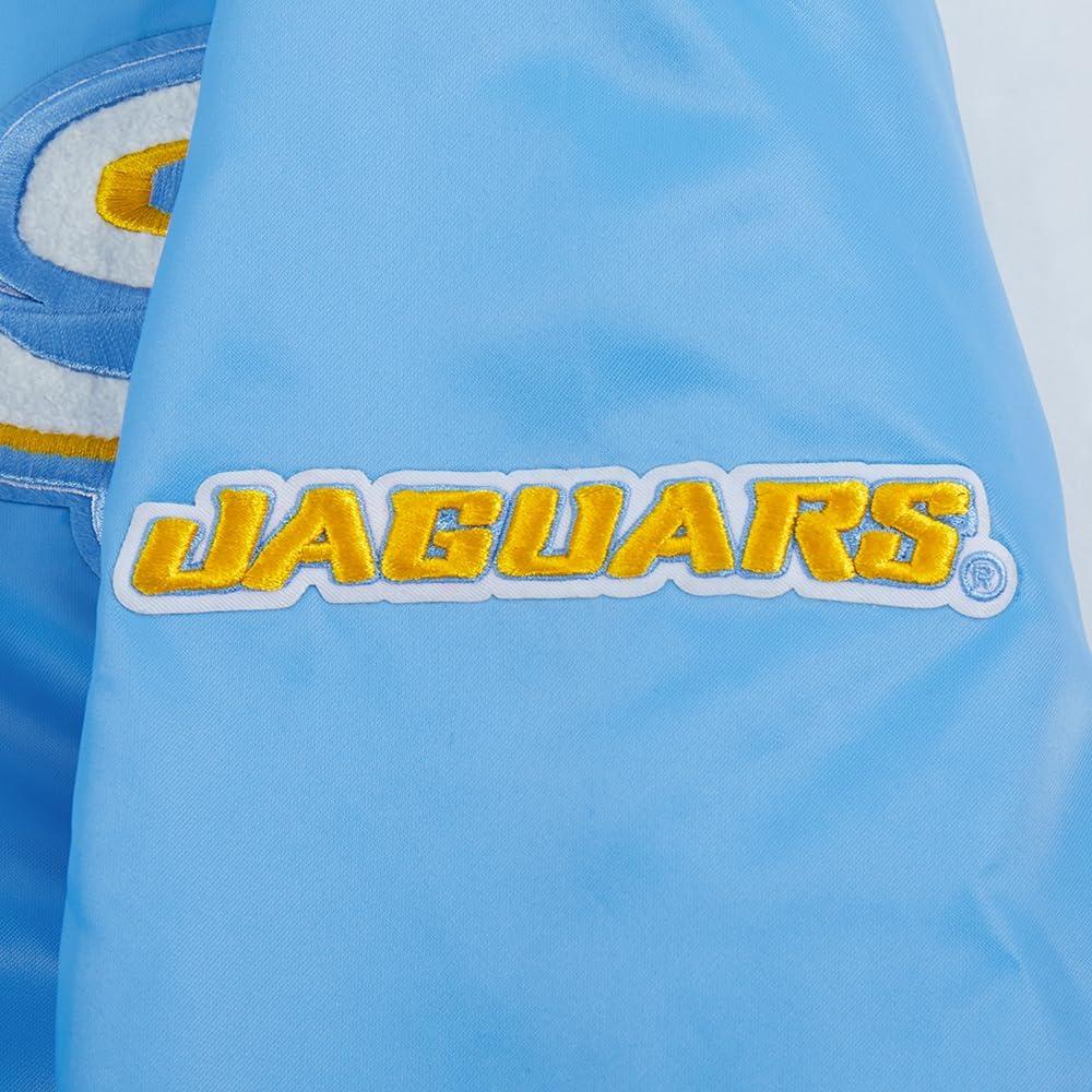 imagePro Standard Mens College Classic Chenille Satin JacketUniversity Blue