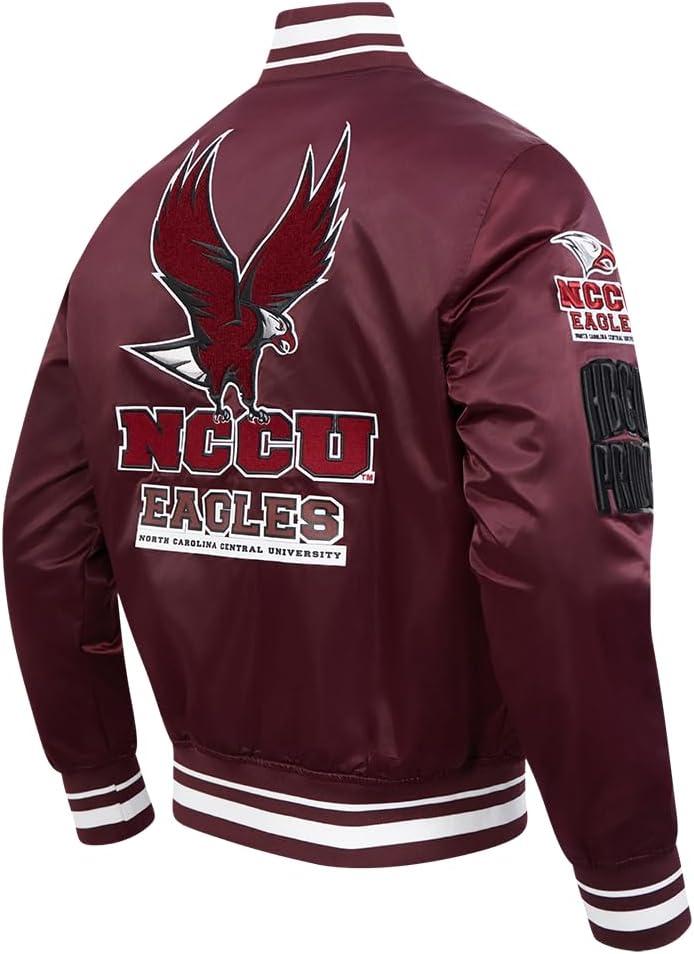 imagePro Standard Mens College Classic Chenille Satin JacketWine