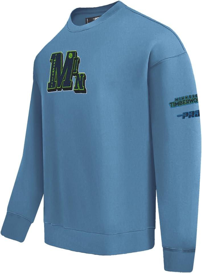 imagePro Standard NBA mens Mens Nba Best of Fleece Crewneck SweatshirtSteel Blue