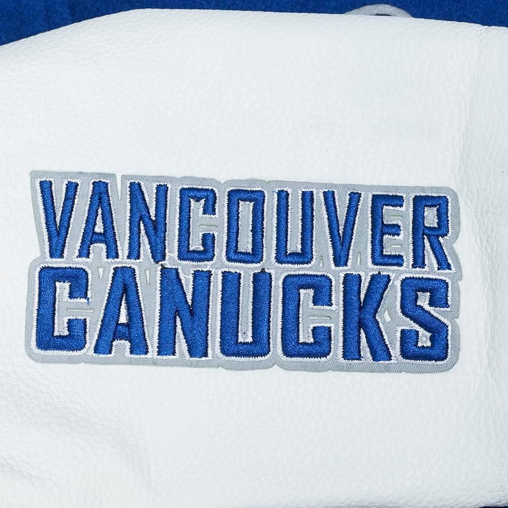imagePro Standard NHL womens Pro Standard Womens Nhl Classic Chenille Wool Varsity JacketDodger BlueWhite