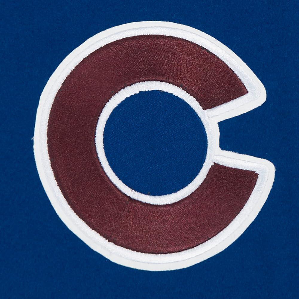 imagePro Standard NHL womens Pro Standard Womens Nhl Classic Chenille Wool Varsity JacketDodger BlueWhite