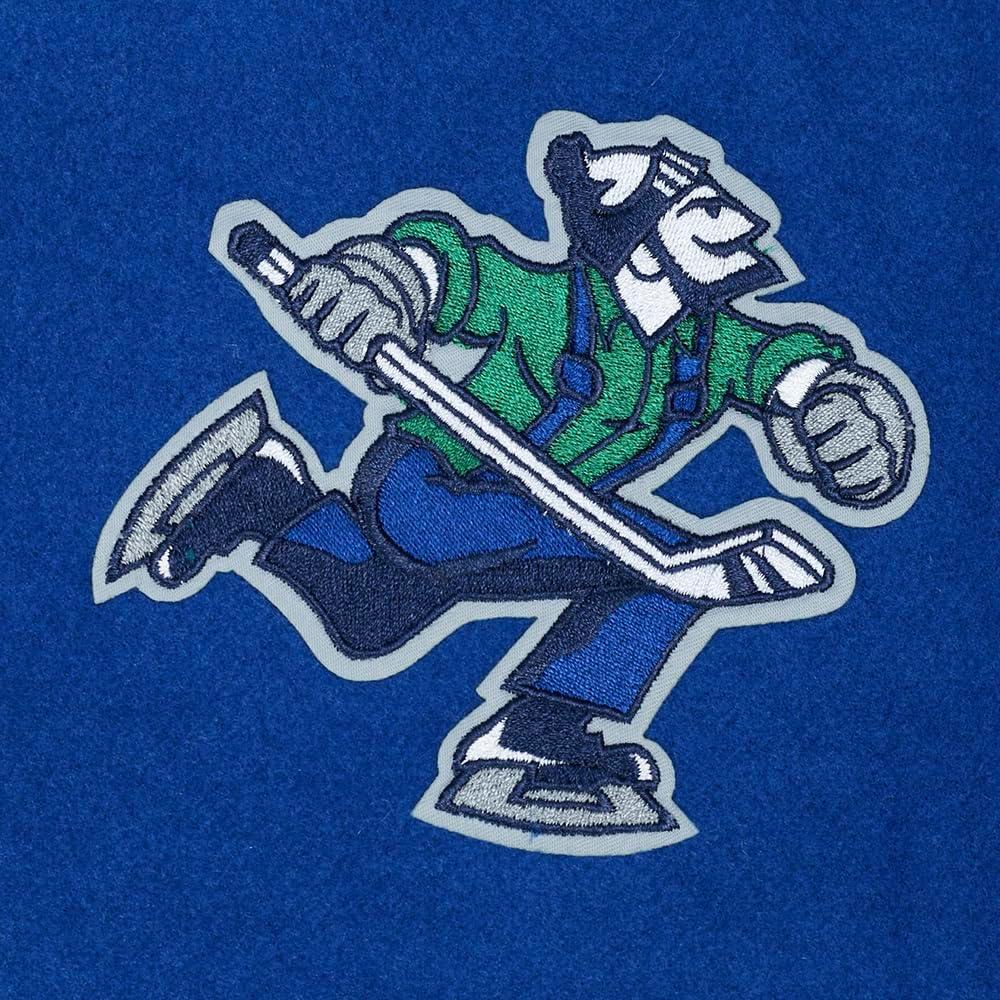 imagePro Standard NHL womens Pro Standard Womens Nhl Classic Chenille Wool Varsity JacketDodger BlueWhite