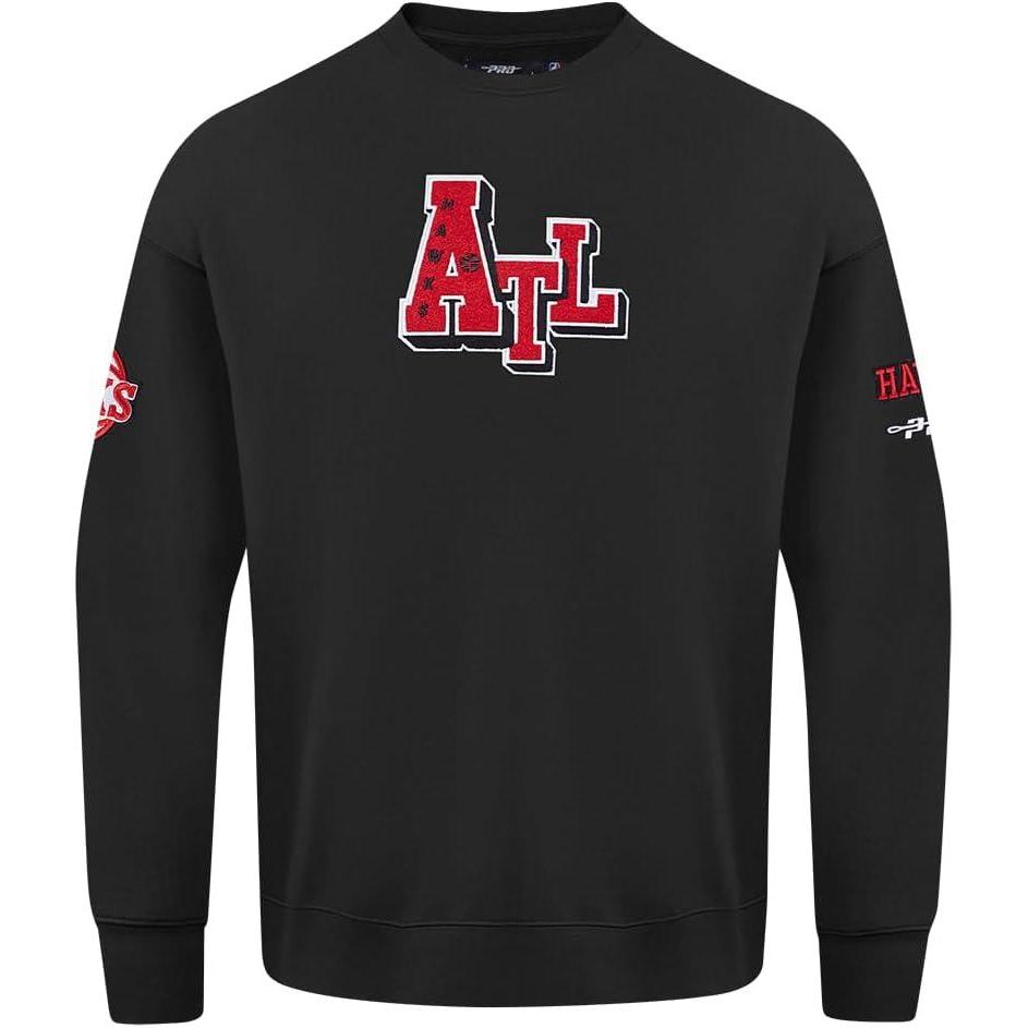 imagePro Standard NBA mens Mens Nba Best of Fleece Crewneck SweatshirtBlack