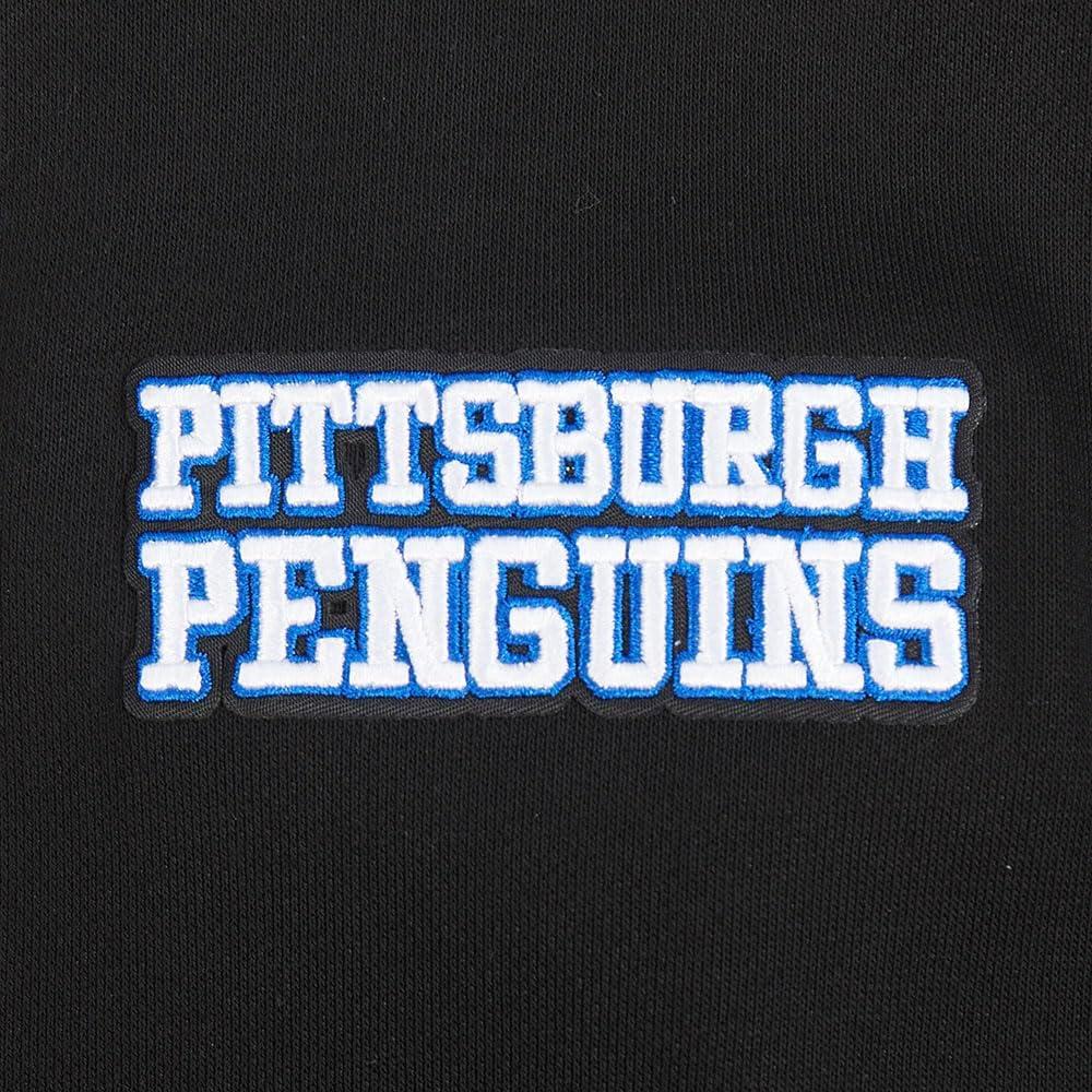imagePro Standard NHL Womens Retro Classics Brushed Back French Terry Cropped Pullover HoodieBlackYellow