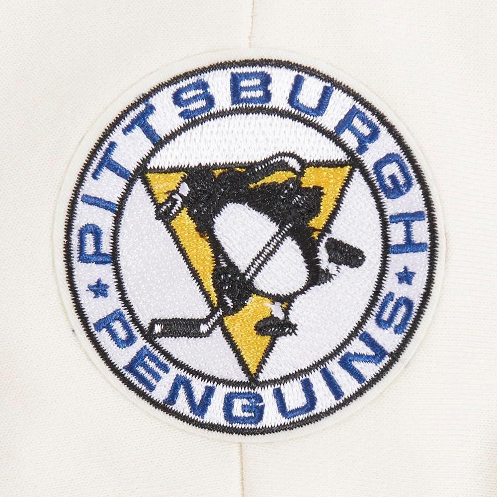 imagePro Standard NHL Womens Retro Classics Brushed Back French Terry Cropped Pullover HoodieEggshell Black