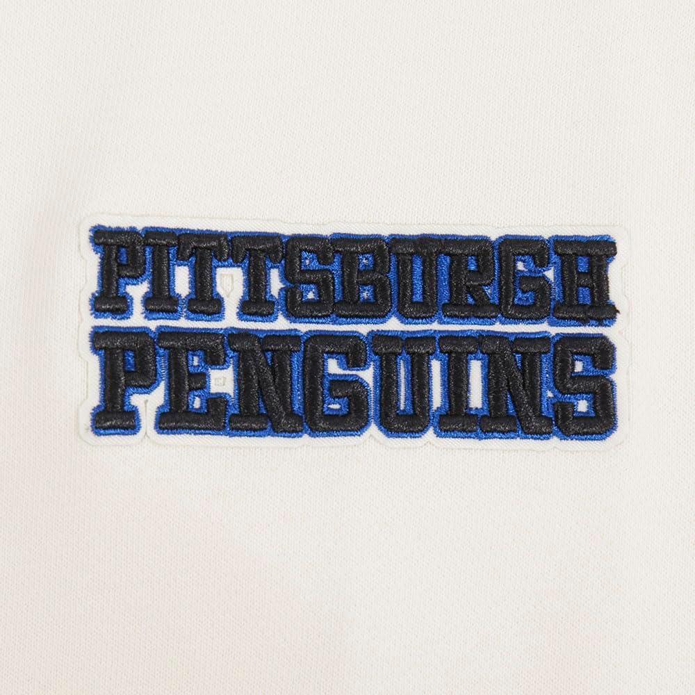imagePro Standard NHL Womens Retro Classics Brushed Back French Terry Cropped Pullover HoodieEggshell Black