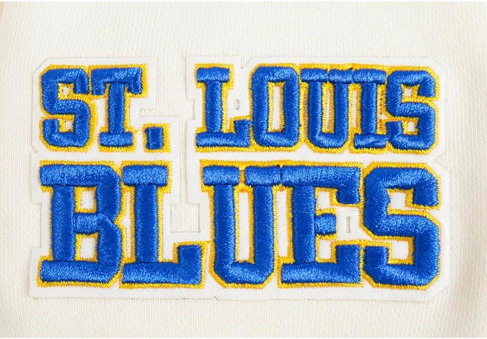 imagePro Standard NHL Womens Retro Classics Brushed Back French Terry Cropped Pullover HoodieEggshellRoyal Blue