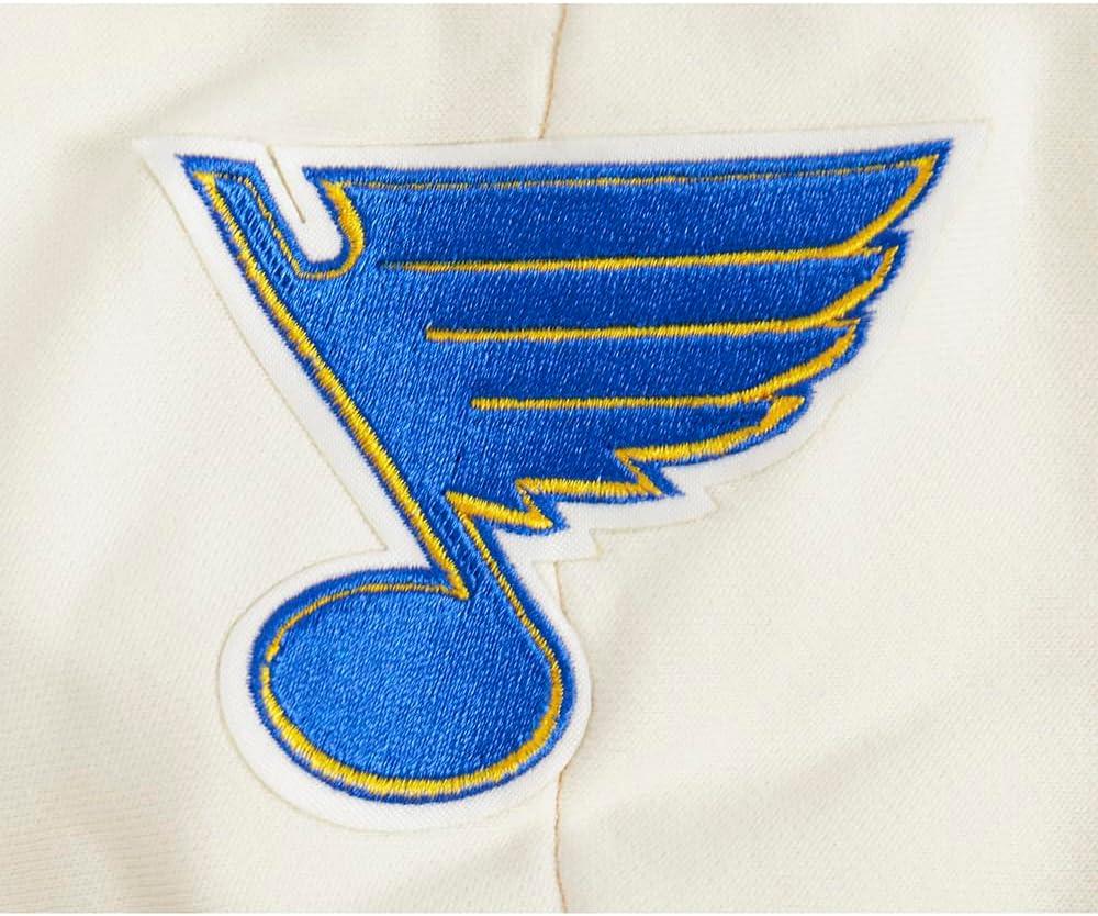 imagePro Standard NHL Womens Retro Classics Brushed Back French Terry Cropped Pullover HoodieEggshellRoyal Blue