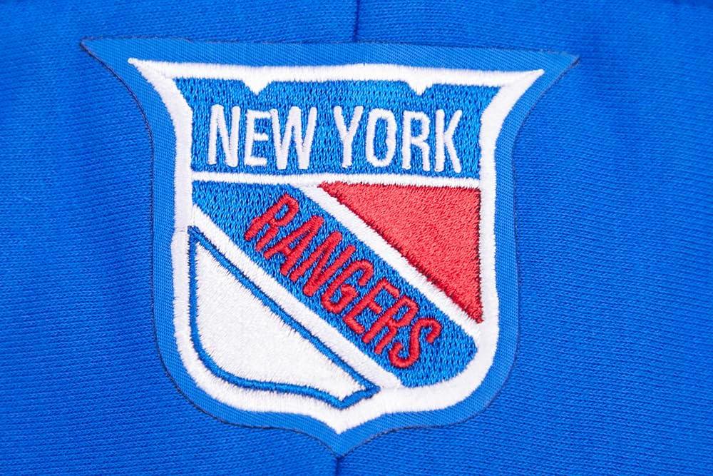 imagePro Standard NHL Womens Retro Classics Brushed Back French Terry Cropped Pullover HoodieRoyal BlueRed