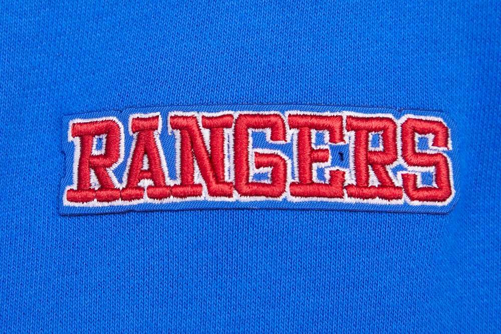 imagePro Standard NHL Womens Retro Classics Brushed Back French Terry Cropped Pullover HoodieRoyal BlueRed