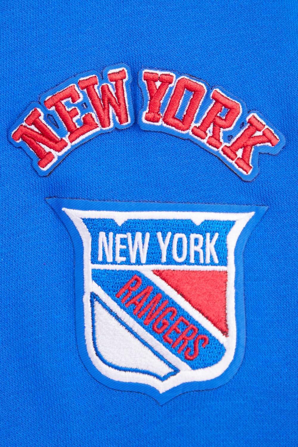 imagePro Standard NHL Womens Retro Classics Brushed Back French Terry Cropped Pullover HoodieRoyal BlueRed